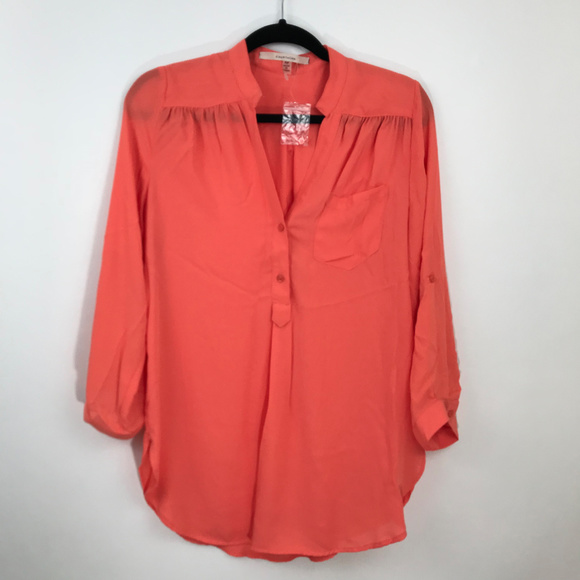 41 Hawthorn Tops - 41 Hawthorn Stitch Fix Colibri Blouse Pink Medium